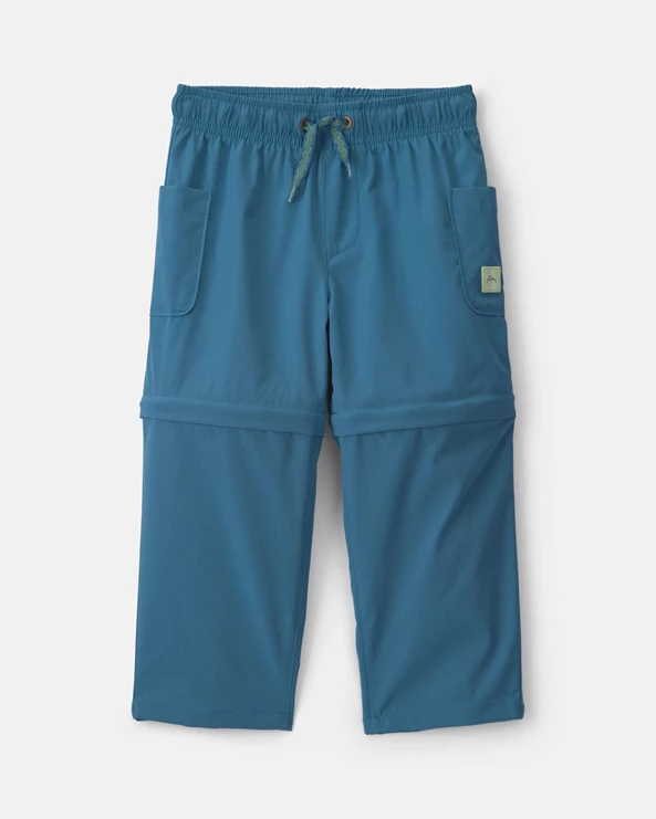  Pantaloni cu craci detasabili Teal