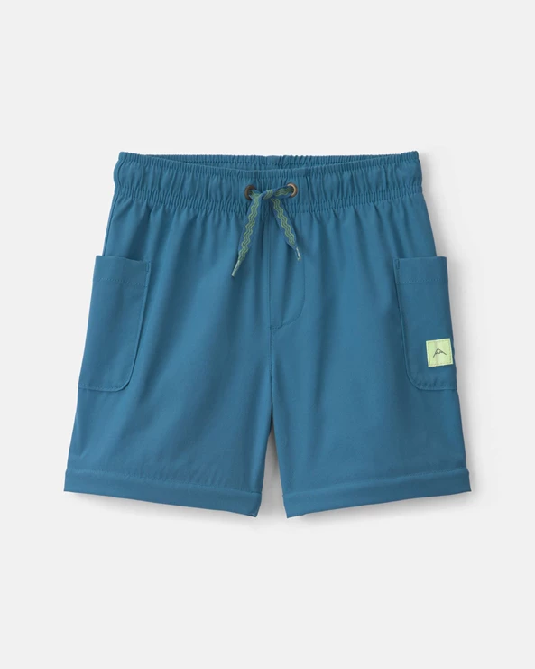  Pantaloni cu craci detasabili Teal
