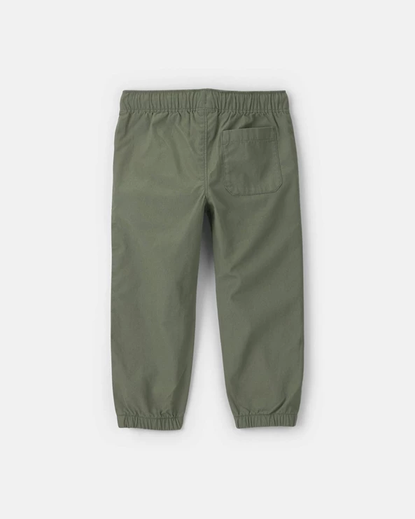  Pantaloni cu elastic in talie Olive