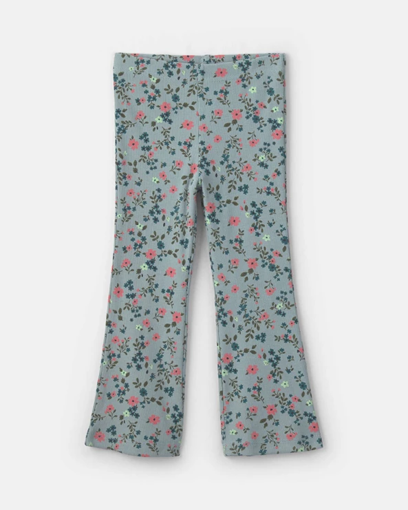  Комплект 2 в 1 Floral - блузка и расклешенные леггинсы