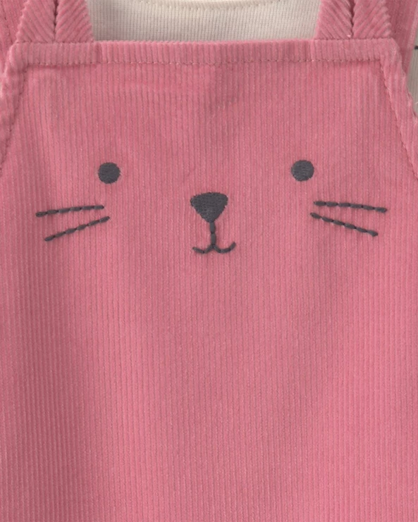  Set 2 piese Kitty - salopeta lunga si bluza