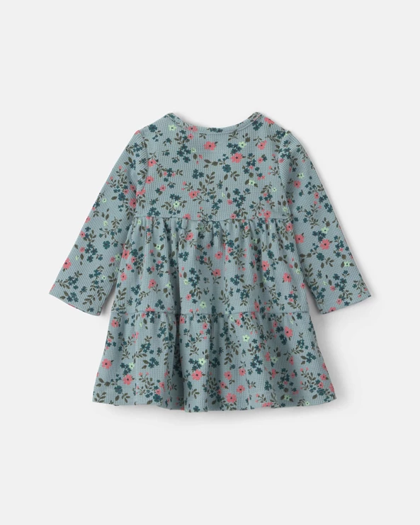  Set 3 piese Floral - rochita, dresuri si bentita