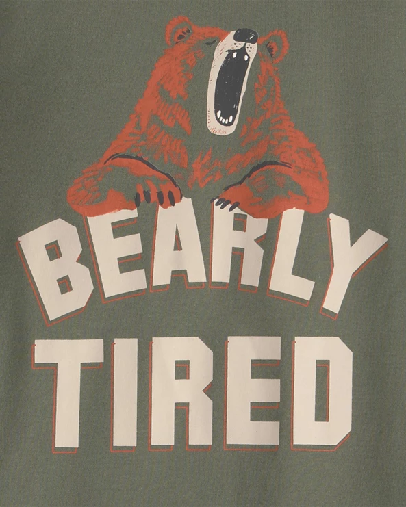  Комплект 2 хлопковых пижамы Bearly Tired