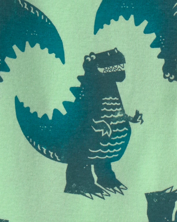  Set 2 pijamale din bumbac Yawn! Dino