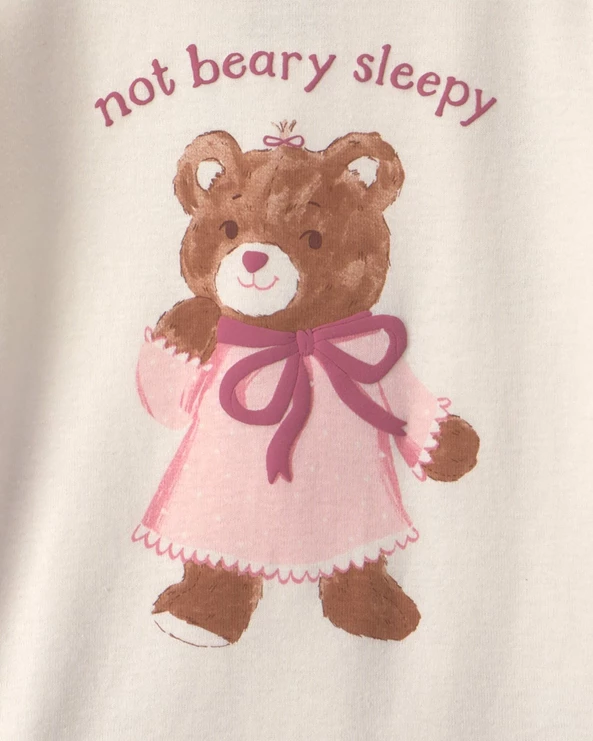  Set 2 pijamale din bumbac Bear