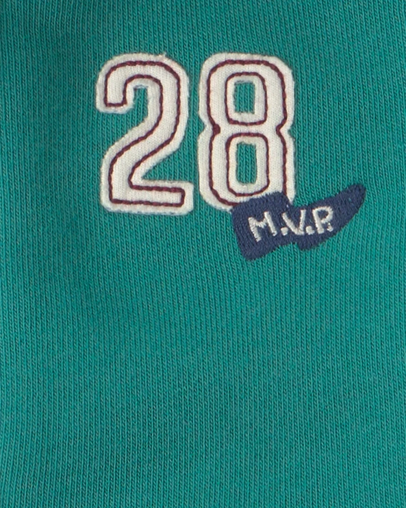  Set 3 piese Varsity - vesta fara maneci cu gluga, body si pantaloni