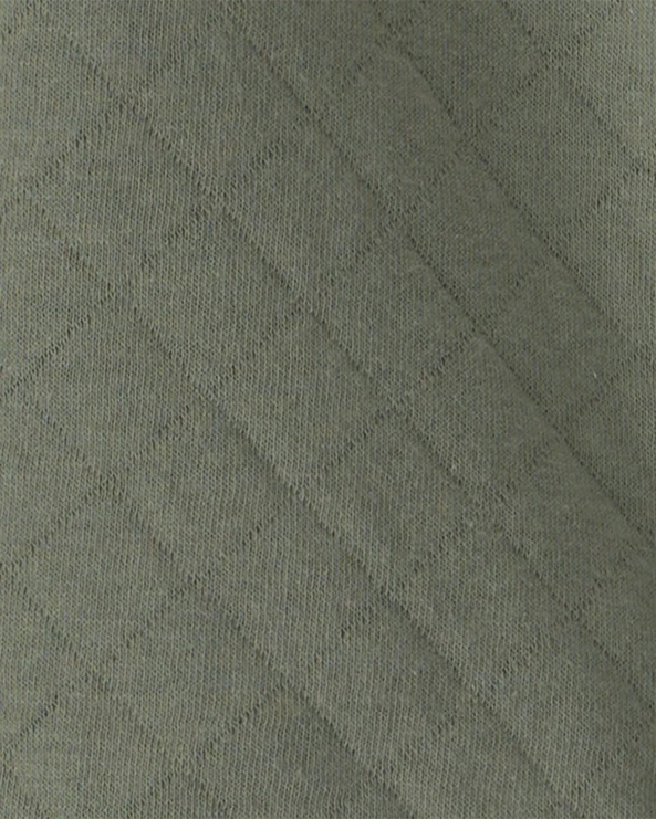  Комплект 3 в 1 Olive Green - стёганый кардиган, боди и брюки