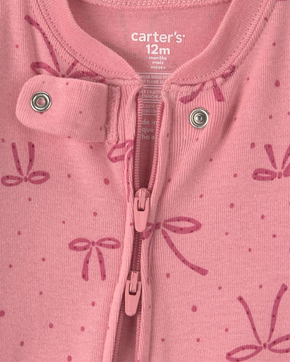  Хлопковая пижама с закрытыми ножками Teddy Bows
