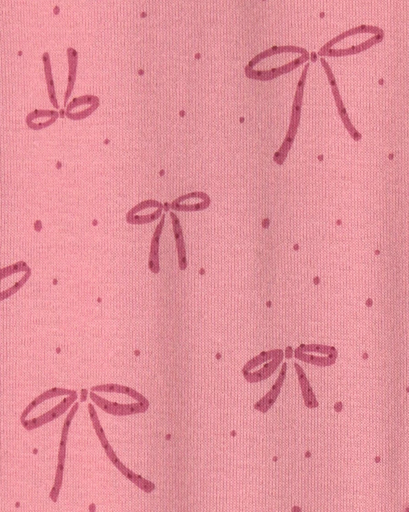  Pijama cu talpa din bumbac Teddy Bows