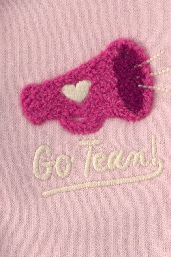  Комплект 3 в 1 Pink Varsity - куртка, боди и брюки