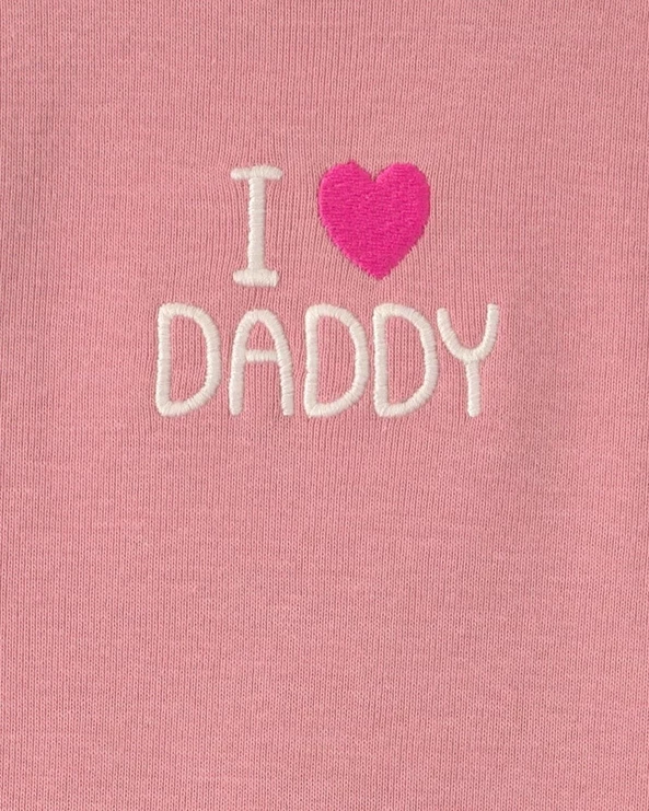  Комплект 3 в 1 I Heart Daddy - свитшот, боди и брюки