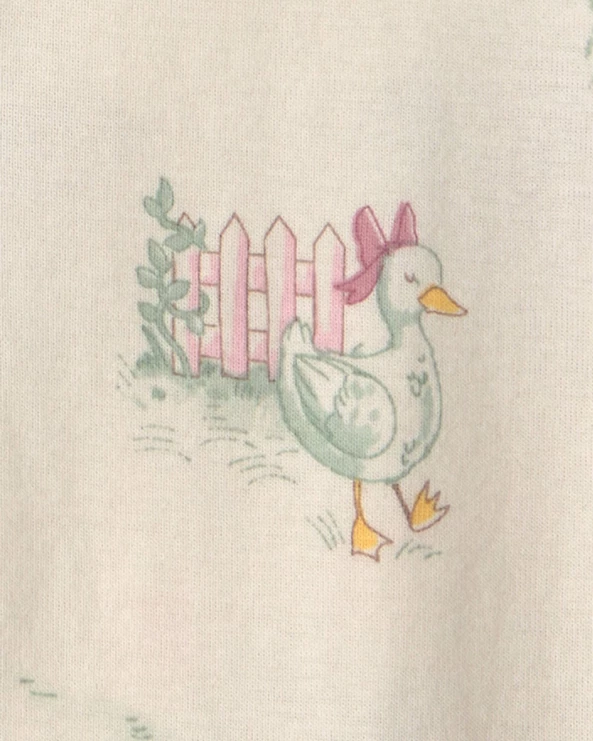  Pijama cu talpa din bumbac Country Farm