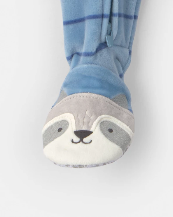  Пижама с закрытыми ножками Raccoon