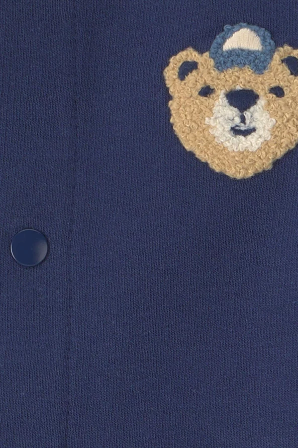  Set 3 piese Varsity Teddy - geaca, body si pantaloni