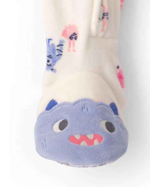  Pijama cu talpa Tiny Monsters