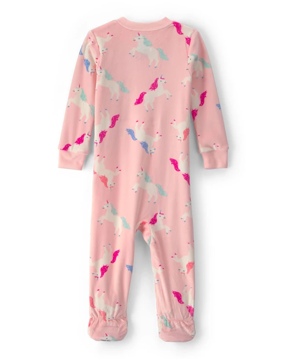  Pijama cu talpa Unicorns