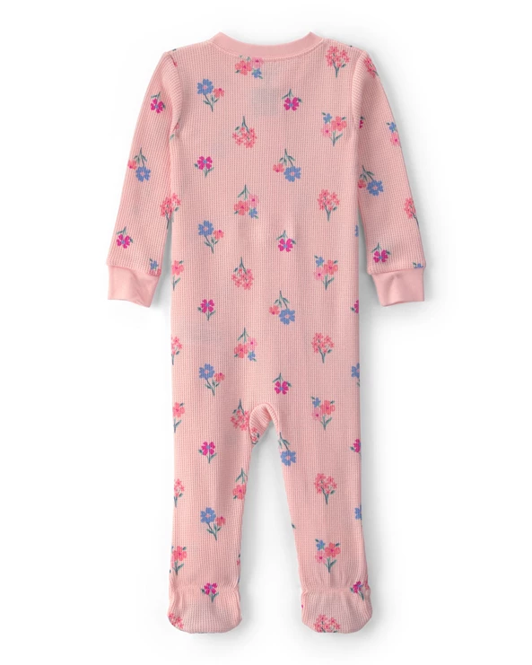  Pijama cu talpa Tiny Flowers