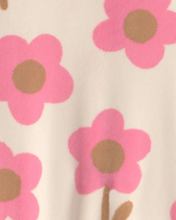  Pijama cu talpa Flowers
