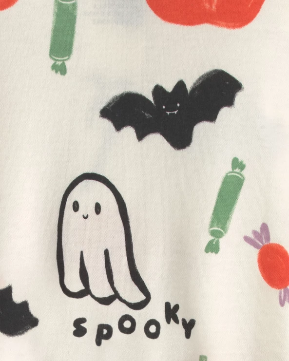 Хлопковая пижама с закрытыми ножками Halloween