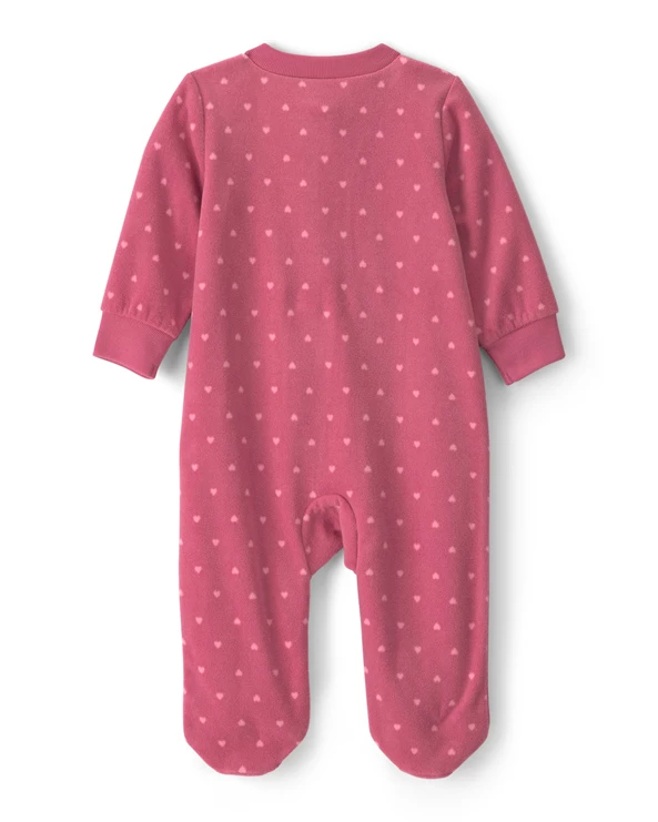  Pijama cu talpa Tiny Hearts