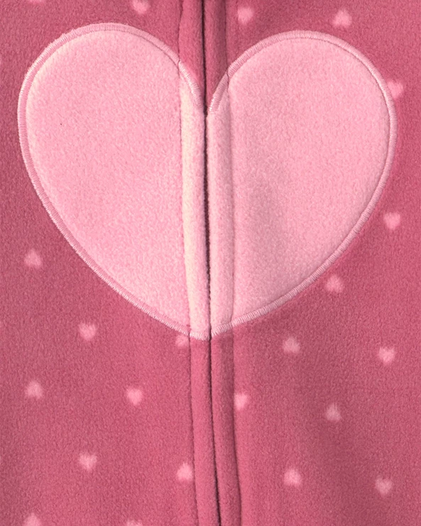  Pijama cu talpa Tiny Hearts