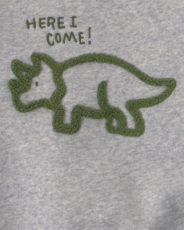  Set 2 piese Dino Here I Come - hanorac si pantaloni