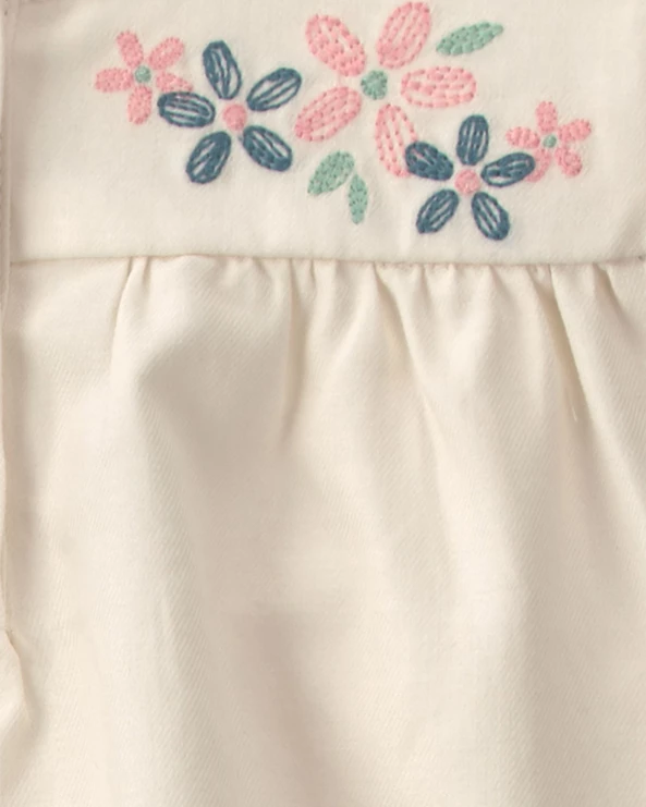  Set 2 piese Floral - bluza cu volanase si pantaloni