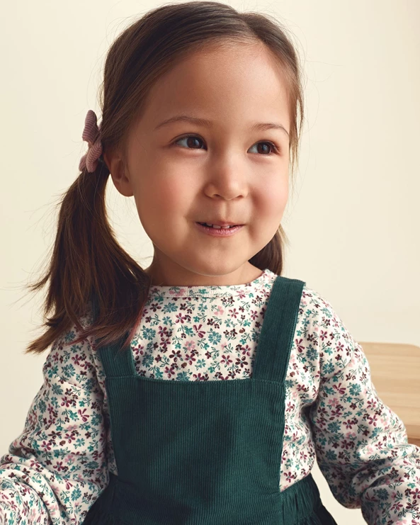  Set 3 piese Floral - bentita, bluza si colanti