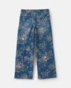  Blugi largi cu imprimeu floral