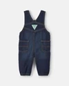  Salopeta din denim Dark Wash