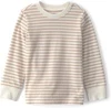  Set 2 piese Stripes - bluza cu maneca lunga si salopeta