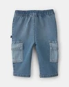  Blugi cargo Medium Wash