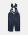  Джинсовый комбинезон с эластичными бретелями Dark Wash