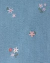  Fustita-pantalon din denim cu broderie florala