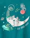  Bluza cu maneca lunga Dino in Space