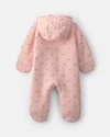  Salopeta groasa cu gluga Pink Sheep