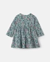  Set 3 piese Floral - rochita, dresuri si bentita