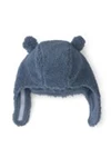  Комплект из шапочки и варежек из шерпы Navy Teddy