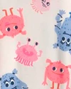  Set 2 pijamale din bumbac Monster