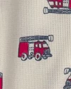  Пижама с закрытыми ножками Firetrucks