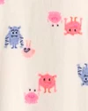  Pijama cu talpa Tiny Monsters