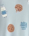  Хлопковая пижама с закрытыми ножками Cookies & Milk