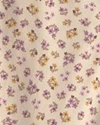  Pijama cu talpa din bumbac Tiny Flowers