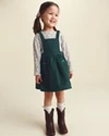  Set 2 piese Floral - salopeta tip rochita si bluza