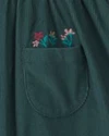  Set 2 piese Floral - salopeta tip rochita si bluza