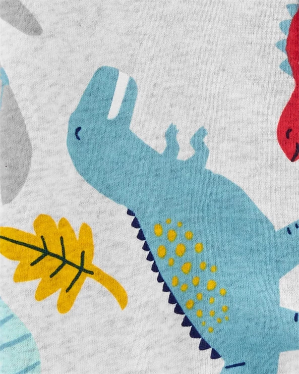  Pijama cu fermoar reversibil Dinozauri