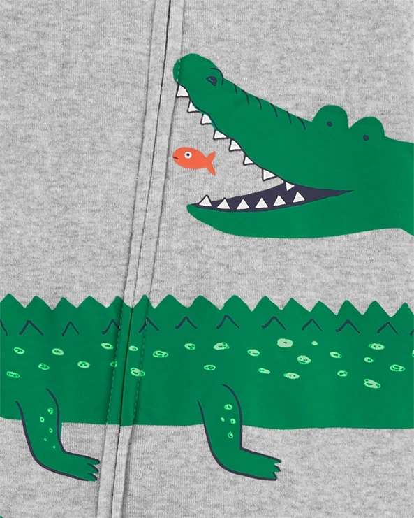  Pijama cu fermoar Aligator