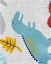  Pijama cu fermoar reversibil Dinozauri