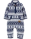  Salopeta fleece cu model grafic