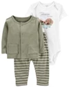  Set 3 piese Cardigan, pantaloni si body Aventura